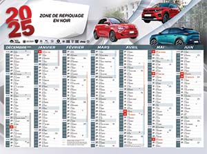CALENDRIER MULTIMARQUE